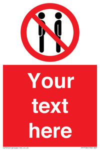 Custom prohibition not face to face